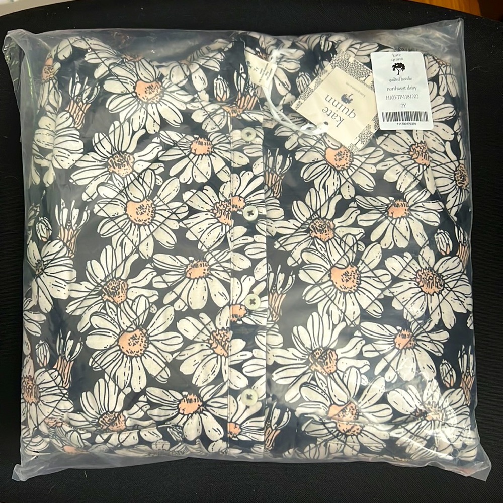 Northwest Daisy Quilted Hoodie